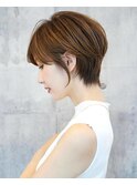 20代30代40代抜け感大人ショートレイヤー細かめハイライト