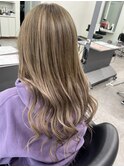 プルシール ハイトーン ロング 春 ゆる巻き