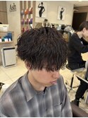 波巻きスパイラルパーマ