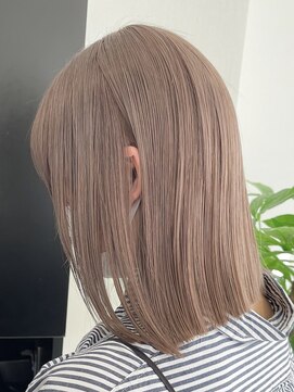 ロイス 神宮前(ROIS) ミルクティーベージュ/ダブルカラー/ケアブリーチ/ハイトーン