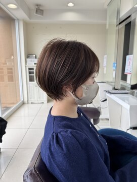 ハピネス 西大寺店(Happiness) 【20代・30代奈良】まとまり艶ショートボブ/髪質／うるは