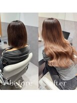 サロウィン 静岡 呉服町通り店(SALOWIN)&nbsp;ピンクベージュ #静岡エクステ #シールエクステ #静岡カラー