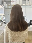 ミディアムヘア暗めカラー/デザインカラー/フェイスフレーミング