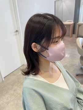 ケンジ 平塚ラスカ店(KENJE) ミディアムヘア/暗めカラー/グランマッシュ/平塚