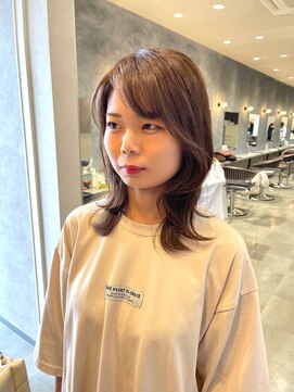 トパ タカオカ(topa takaoka) ミディアムぐびれレイヤー