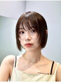 顔周りボブ