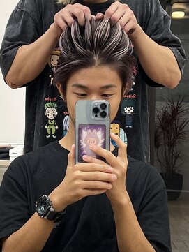 ヌエン 渋谷(NU/EN) メンズバレイヤージュ/メンズシャドールーツ