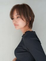 ギークス(GEEKS)&nbsp;【GEEKS渋谷】小顔/ナチュラルショートウルフ/グレージュ/冬ヘア