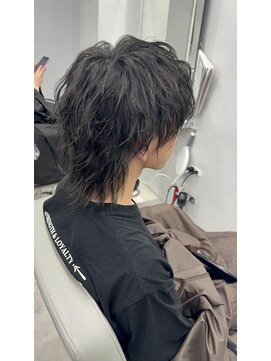 ポプルス(popls) メンズウルフカット/ツイストパーマ/中性ウルフ