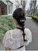 結婚式ヘア　ヘアセット