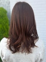 アヴァンセ サニー美容室&nbsp;艶カラー ブラウンベージュ ゆる巻き ダメージレス 髪質改善