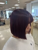 ケンジ 平塚ラスカ店(KENJE)&nbsp;ワインレッド/ダークブルー/デジタルパーマ/平塚駅