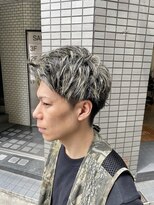 カウチ(Kauti)&nbsp;ミルクティーブロンド/ダークブルー/池袋