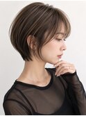 20代30代40代50代ナチュラル大人可愛いレイヤーショートボブ7