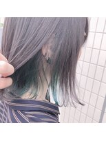 ロブ(R.O.B)&nbsp;グレージュ × ターコイズグリーン