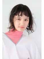 イースタイル 志都呂店(e-style com’s hair)&nbsp;【外ハネボブ】 #アッシュブラウン#透明感#シースルーバンク