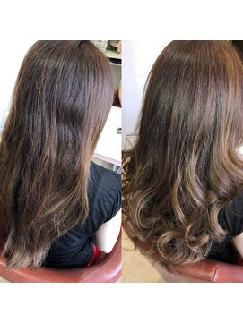 アルル 銀座(alulu) 【before→after】　うる艶カール