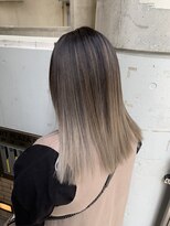 ラフ 難波店(LAFF)&nbsp;#黒髪#ボブルフ#ネビージュ#小顔#ワンレン