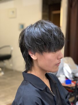 メンズウルフマッシュ L セシルヘアー なんば店 Cecil Hair のヘアカタログ ホットペッパービューティー