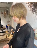【nicoli】シアベージュ × ライムグリーン