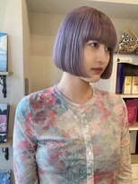 ヘアーデザイン シュシュ(hair design Chou Chou by Yone)&nbsp;☆chouchou☆ミニボブ×ペールラベンダー