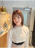 【ピンクベージュ】【ピンクブラウン】【ブリーチ】【りょん】