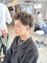 ザ オーダー(THE ORDER)&nbsp;ブリーチパーマツイストパーマフェードカットスパイキーショート