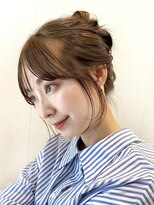 ガーデン ムサシコスギ(GARDEN MUSASHIKOSUGI)&nbsp;結んでも可愛い顔まわり/おくれ毛/お団子ヘア/簡単スタイリング