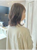 福山人気caary刈り上げスキンフェード外ハネミディくびれ巻き