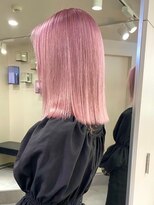 ベレーザ 渋谷(BELEZA)&nbsp;5731ベビーピンク艶髪ハイトーンカラーオンブレホワイトピンク