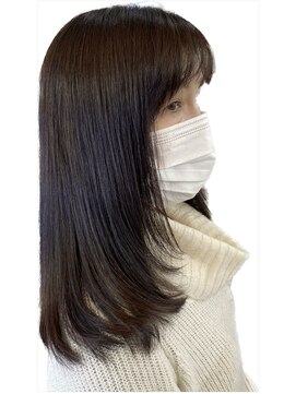 ビューティーサロン カワチ 中庄駅前店(Beauty Salon KAWACHI) ワンレングス