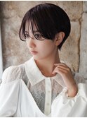 ショートカット×ひし形ショートボブ×前髪あり20代30代40代 s03