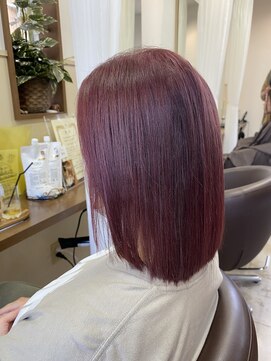 コアフィールフィス(COIFFURE fils) 新規お得クーポンあり【見附　今町】M3Dピンクミディアムヘア