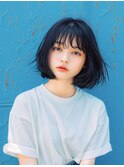 透け感と抜け感と重めボブ○20代30代40代○