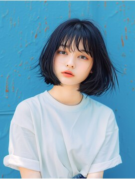 ラベストクズハ(LOVEST KUZUHA) 透け感と抜け感と重めボブ○20代30代40代○