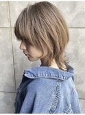 斜め45°がオシャレ☆ネオウルフ　ウルフカット