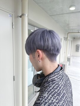 アルレン(Allen) ラベンダーグレーマッシュ【宇都宮/メンズ/ブリーチ】