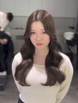 アテバイルイス 喜連瓜破(ATE by luis)&nbsp;ブリーチなし　ミルクティーブラウン