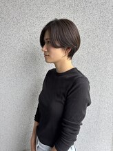 パウダーヘアー(powder hair) かっこよすぎないハンサムショート