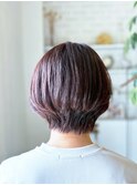 【ショートボブ】女性らしさと軽やかさの両立!