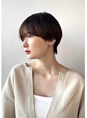 ショートカットショートヘアコンパクトショートボブ丸みショート