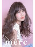 ラベンダーカラー☆セミロング