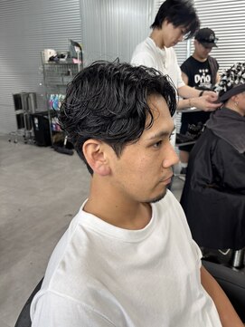 ガオプロデュースバイレボ(gao produced by revo) ラルフカール/ニュアンスパーマ/メンズカット/眉カット/