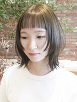 ボコカ(bococa) 【macana指名】ブリーチなしカラーオリーブベージュウルフ