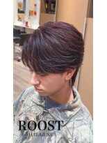 ルースト 原宿店(ROOST)&nbsp;センターパート/ニュアンスパーマ/メンズカラー/原宿/渋谷