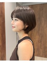サン 白金台(SUN)&nbsp;小顔サイドバングの長めくびれショートボブ白金台目黒