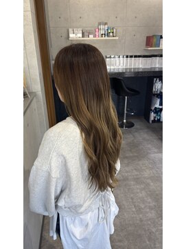 レーヴ(REVE) グラデーションロングウェーブ