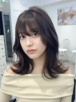 オニキス 原宿(ONYX)&nbsp;e08ブリーチなしダブルココアグレージュミディアムレイヤー原宿