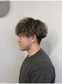 MEN’S HAIR/サーフカール/刈り上げセンターパート/岡山