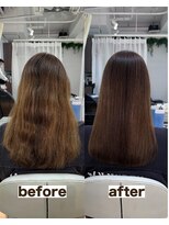 シゲ 自由が丘店(SHIGE)&nbsp;毎月白髪染めしてても大丈夫/地毛風髪質改善ストレート/縮毛矯正